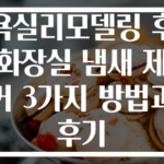 욕실리모델링 후 화장실 냄새 제거 3가지 방법과 후기