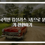 이국적인 립살리스 3종으로 분위기 전환하기